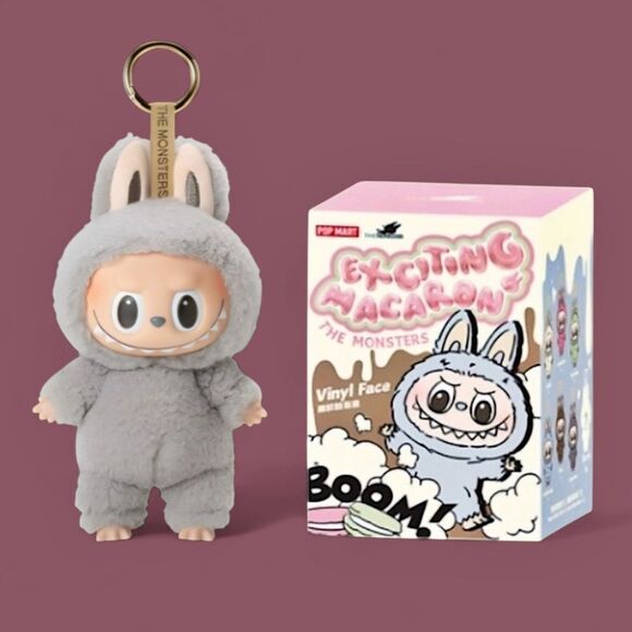 Pop Mart The Monsters Exciting Macaron Labubu Sesame Bean - Picture 5 of 15